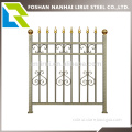 China stylish golden stainless steel garden fence